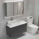 SENBIJU Nordic Combination Stainless Steel Cabinet Modern Minimalist Wash Face Lavatory Basin