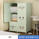 Simple Wardrobe PVC Plastic Bedroom Environmental Wardrobe Dormitory Wardrobe Organiser