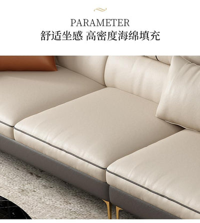 Nordic Luxury Free Technology Cloth Latex Sofa Combination Living Room Italian Style Very Simple