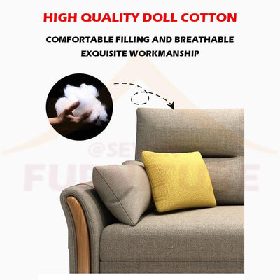 Sofa Bed Foldable Multifunctional Fabric Sofa Bed Living Room Folding Lazy Sofa