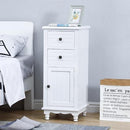 Seamless Solid Wood Storage Bedroom Simple Bedside Table Ultra Narrow-band Door Chest of Drawers