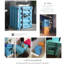 Side Table Industrial Style Container Wrought Iron Bedside Table Decorative Storage Cabinet Bedroom