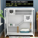 Byto Cat Cage Villa Solid Wood Luxury Three Floor Household Cat Cabinet General Breeding Room Pet