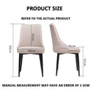 Dining Chair Household Modern Simple Restaurant Chair Back Leisure Iron Dining Table Chair