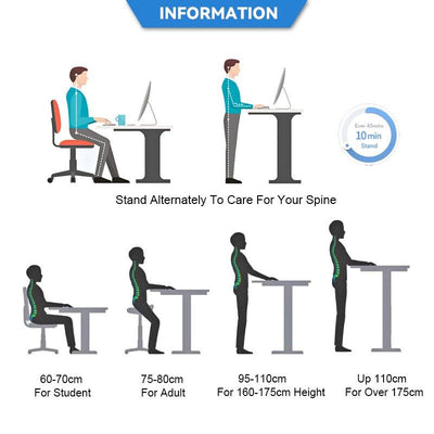 Desiny Height Adjustable Desk L Shape Standing Desk Voice Control Study Table Standing Alarm Home