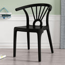 Plastic Chair Thickened Dining Chair Household Back Chair Coffee Shop Leisure Chair