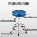 Leather Bar Stool Swivel Chair High Back Lifting Bar Chair Beauty Barber Shop Chair Round Stool With