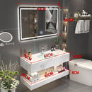 Zcm Modern Simple Bathroom Cabinet Combination Bathroom Set Bathroom Marble Wash Stand Wash Basin